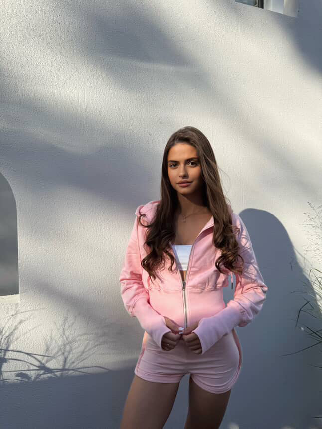 Womenswear Essential Cropped Jacket Pink