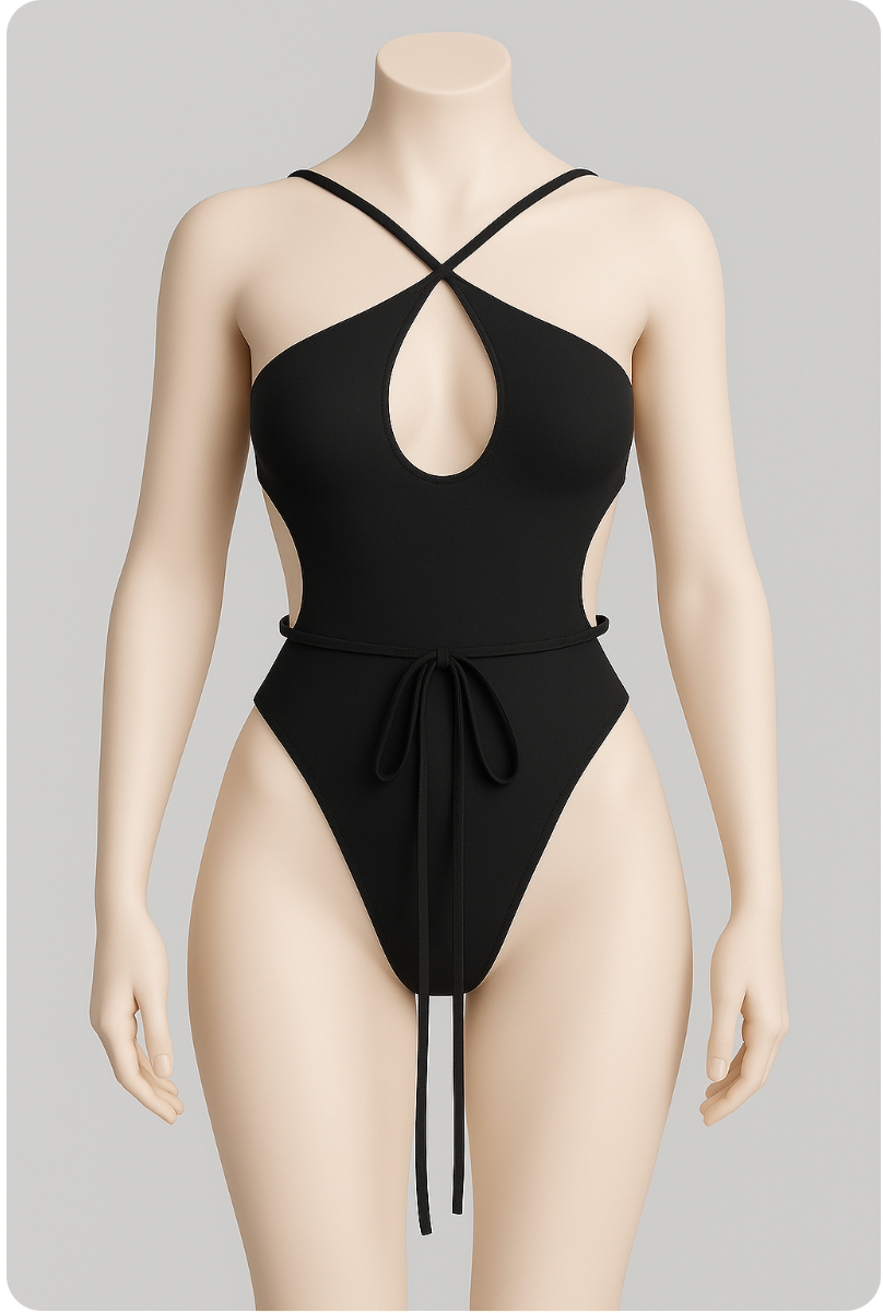 day out swim piece in white