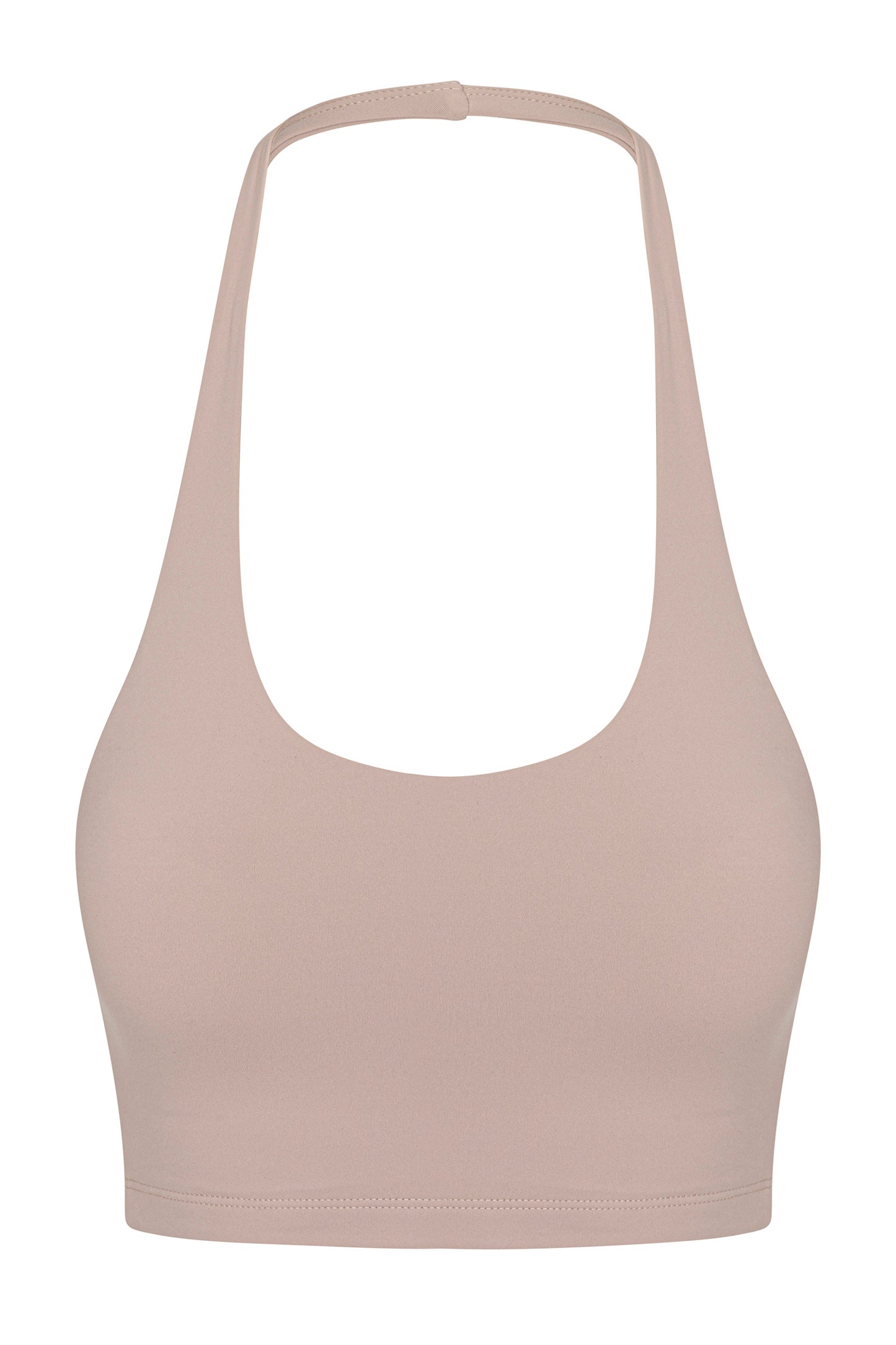Womenswear Scoop Nk Halter Bra Latte - Comfortable Everyday Wear
