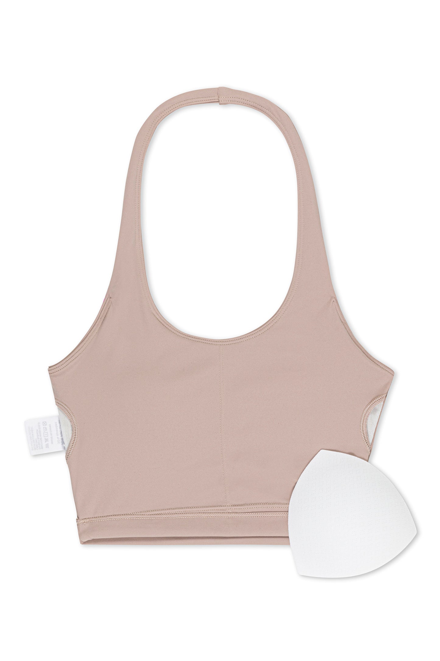 Womenswear Scoop Nk Halter Bra Latte - Comfortable Everyday Wear