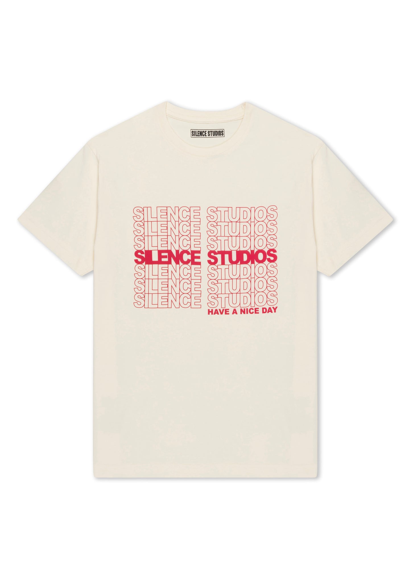 Graphic Tee Silence Studios - Cream