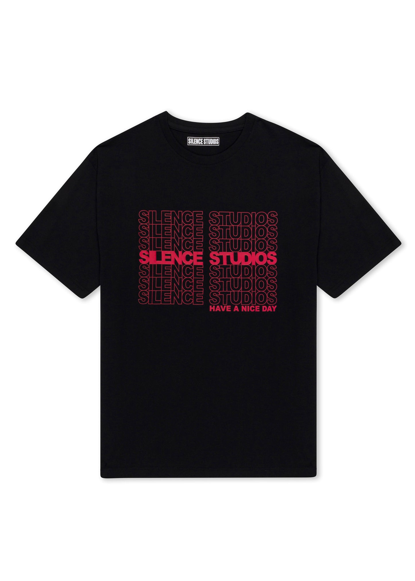 UNISEX Graphic Tee Silence Studios - Black