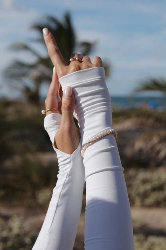 White Longsleeve Shrugs