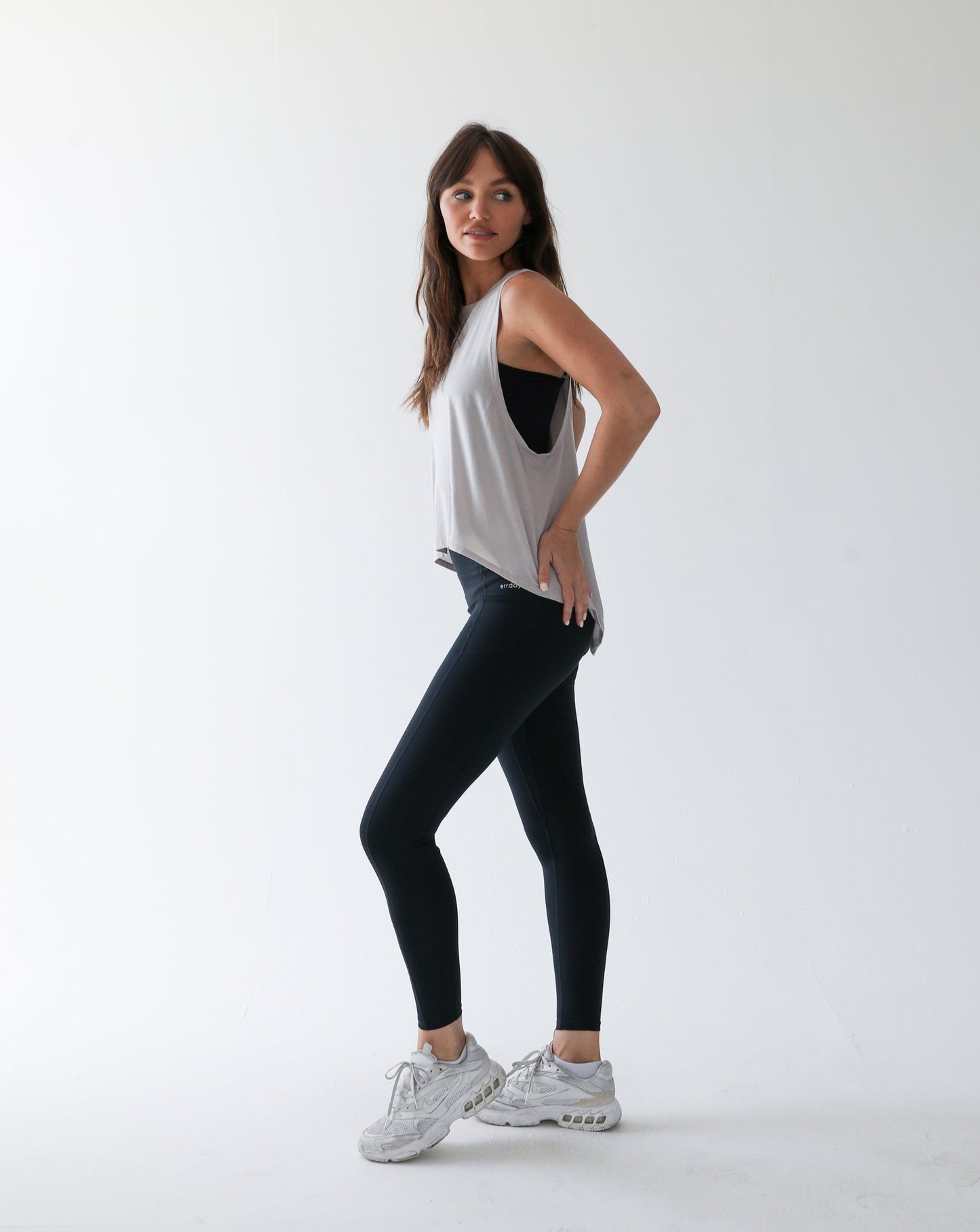 Grey DRI-FIT tails tee