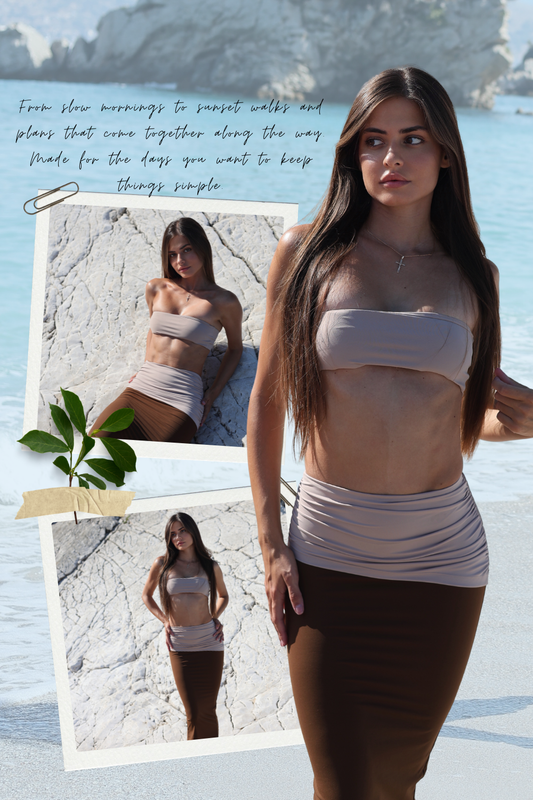 3 for $72 - The Foundation Bandeau in Latte
