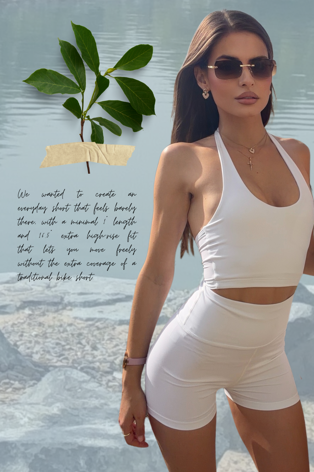 3 for $72 - Serenity Short in White