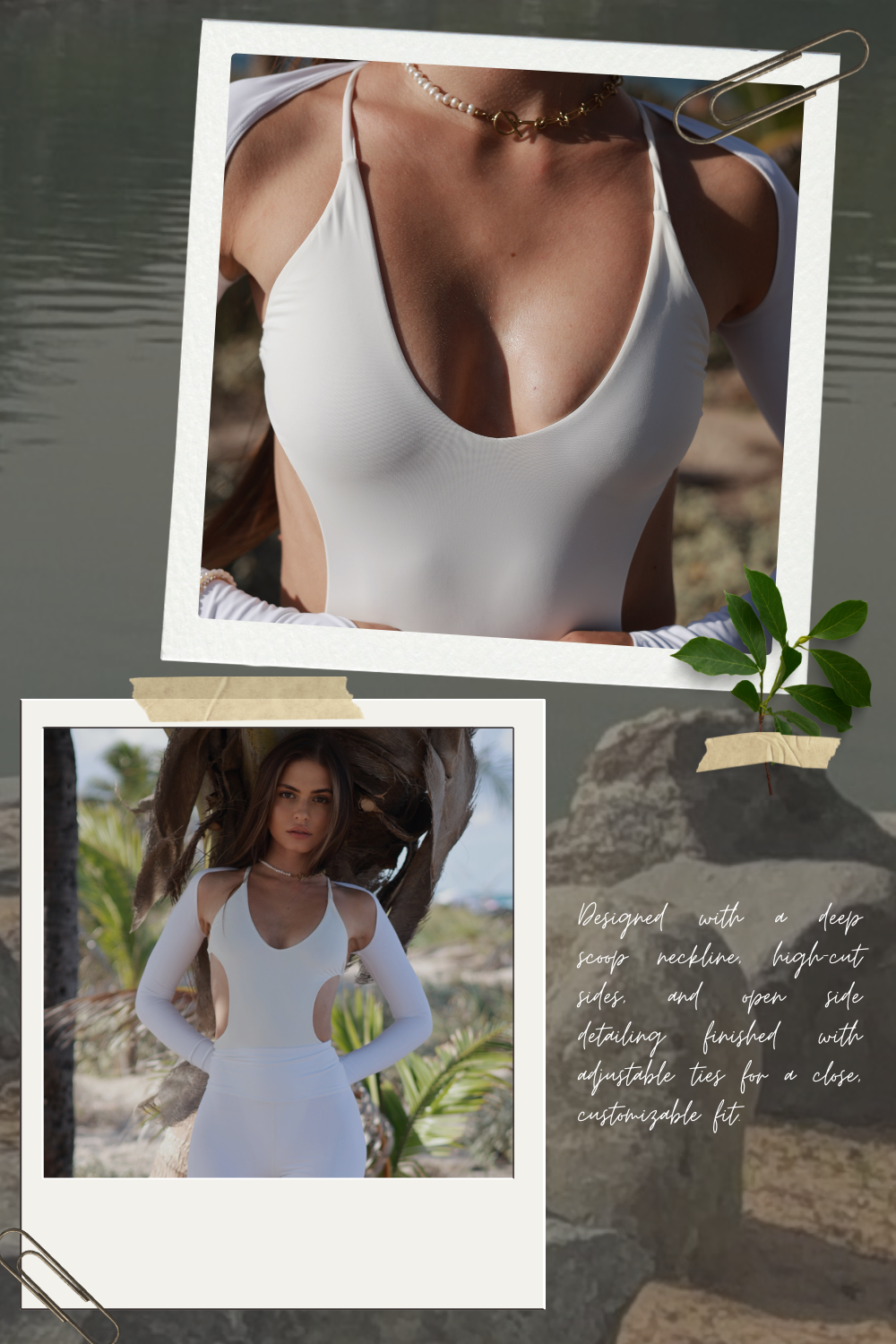 3 for $72 - The Day Out Swimsuit White
