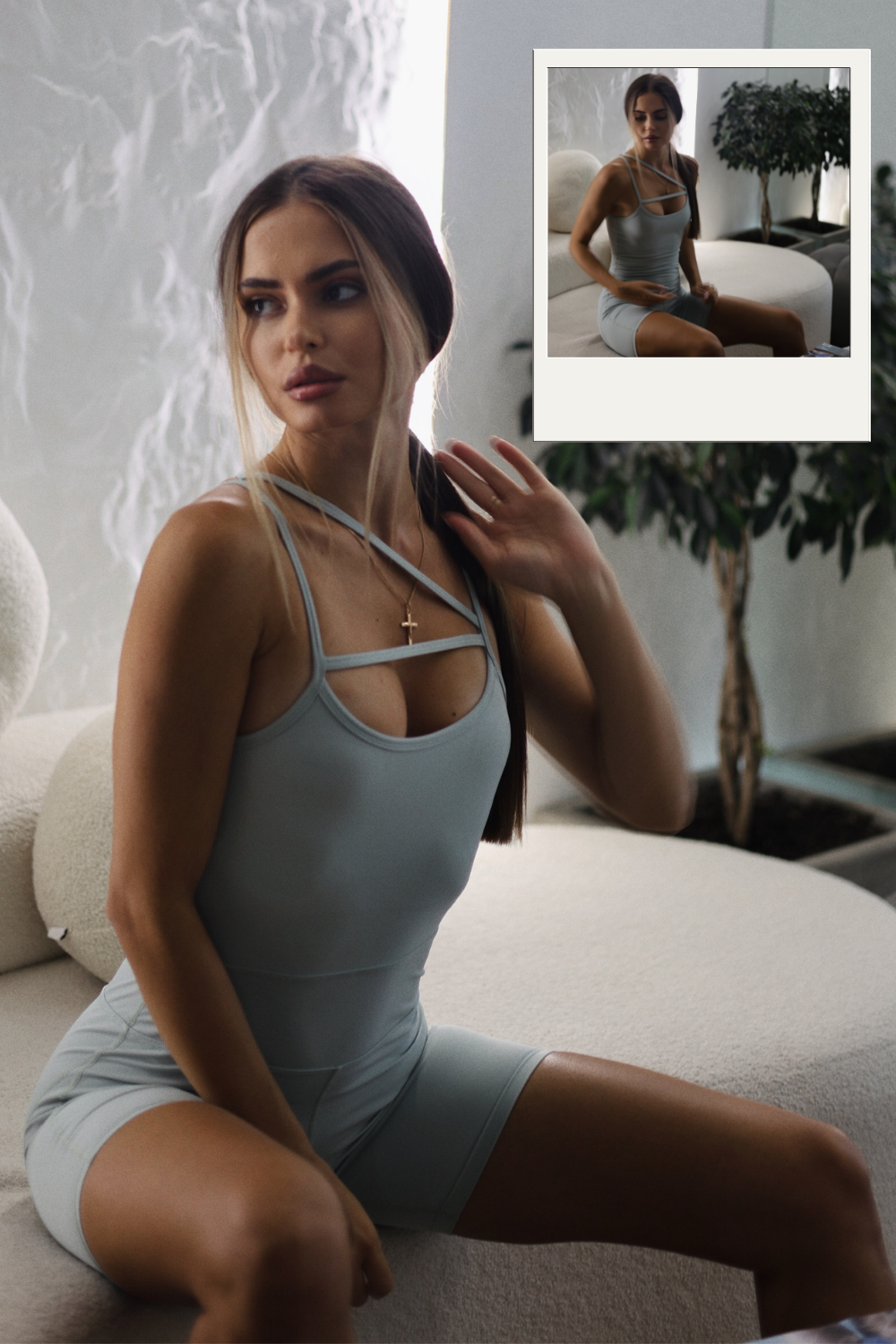 The Slow Afternoon Romper in Mint