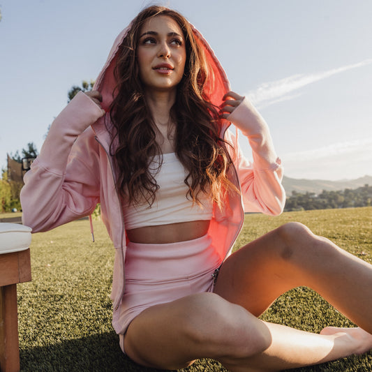 Womenswear Essential Cropped Jacket Pink
