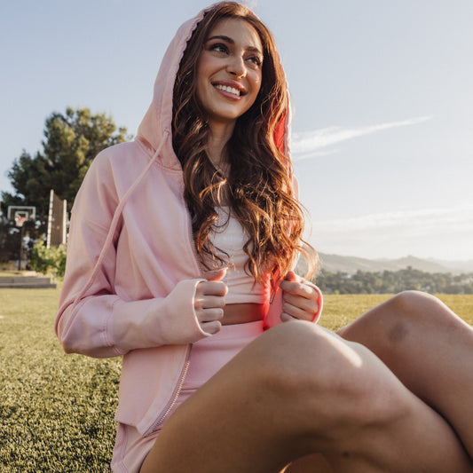 Womenswear Essential Cropped Jacket Pink