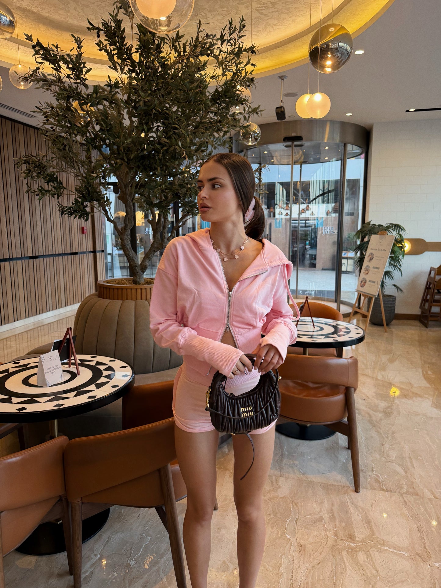 Carry-On Mini Shorts in Peony