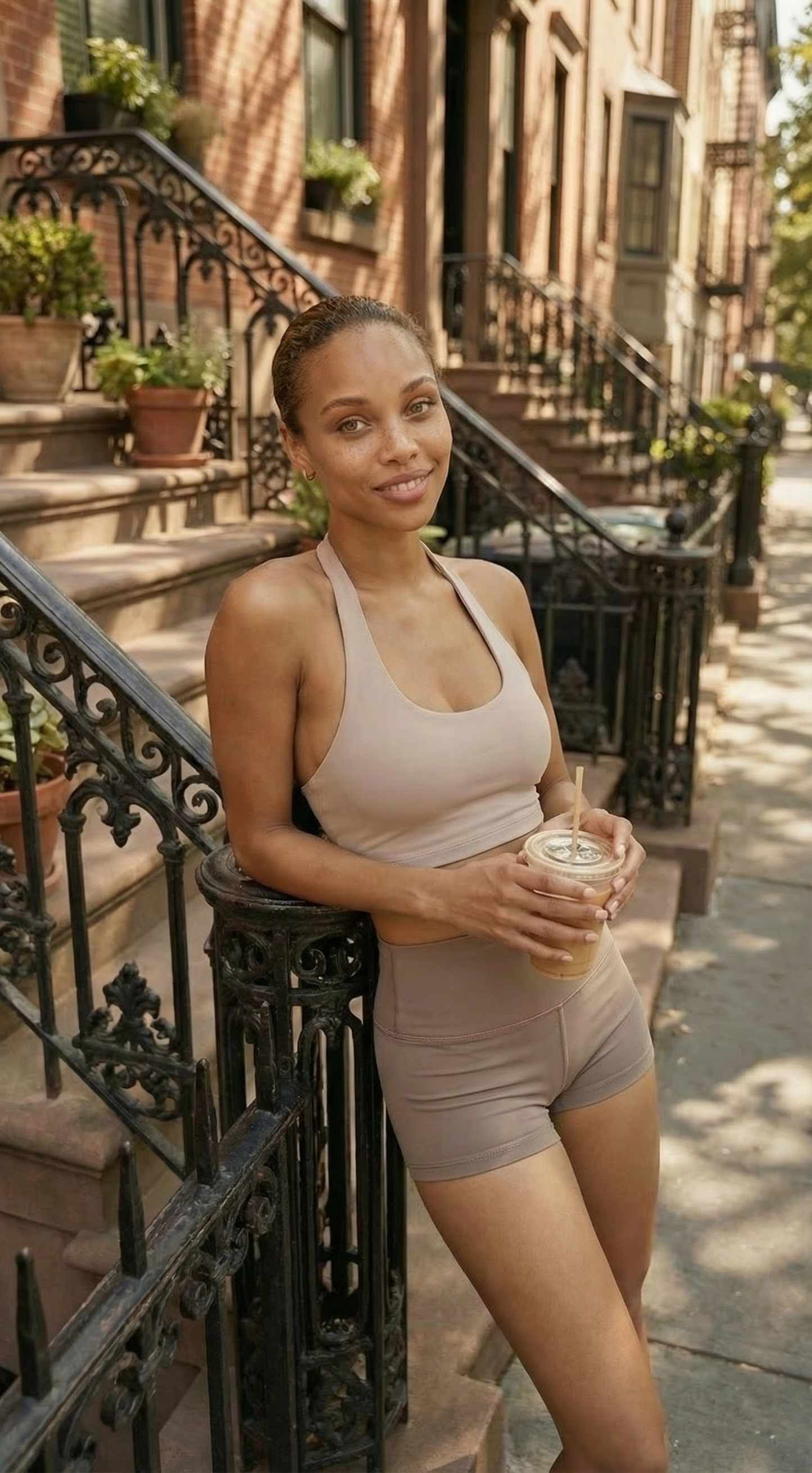 The Serenity Short in Latte