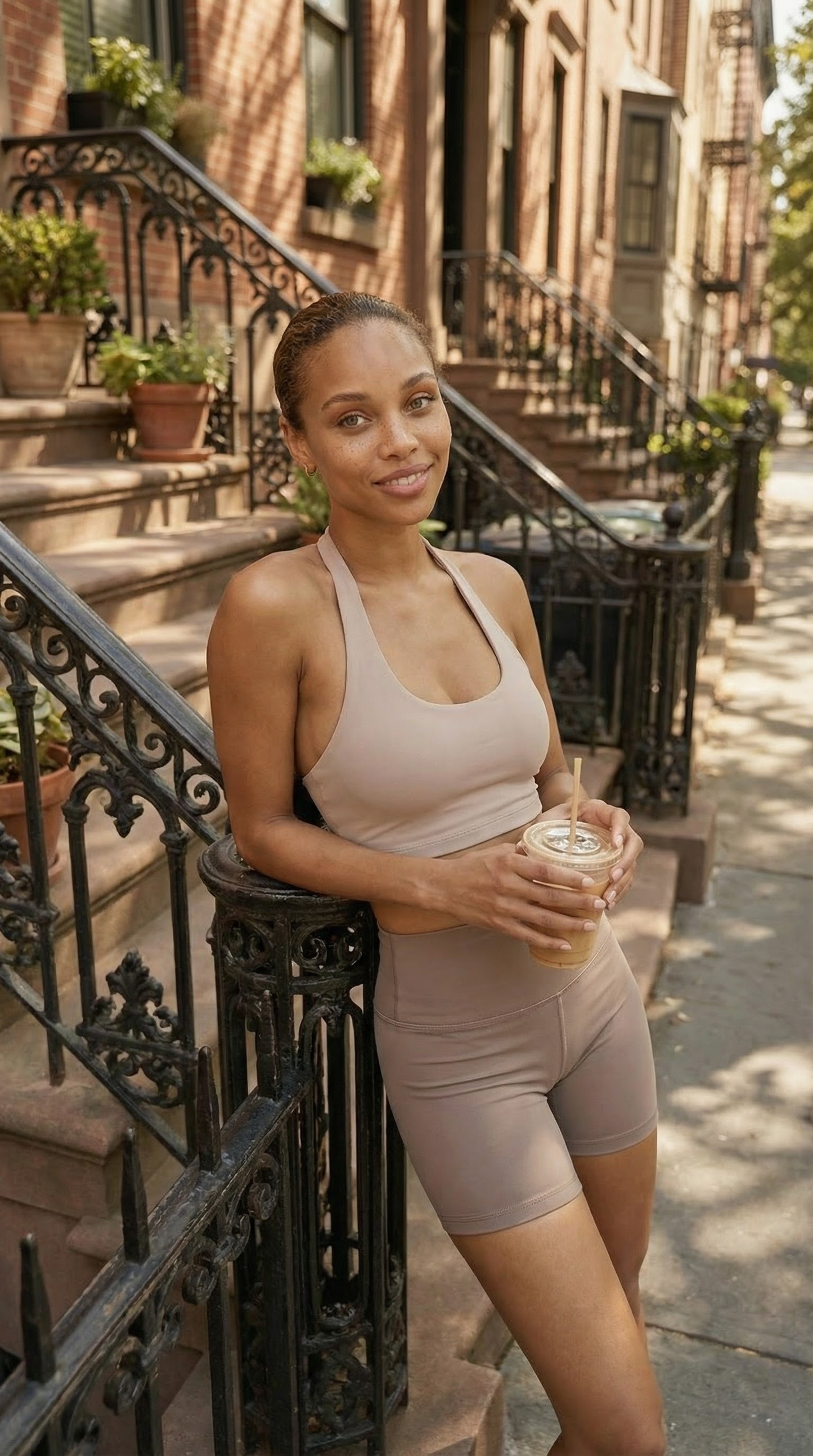 Serenity Scoop Tank in Latte