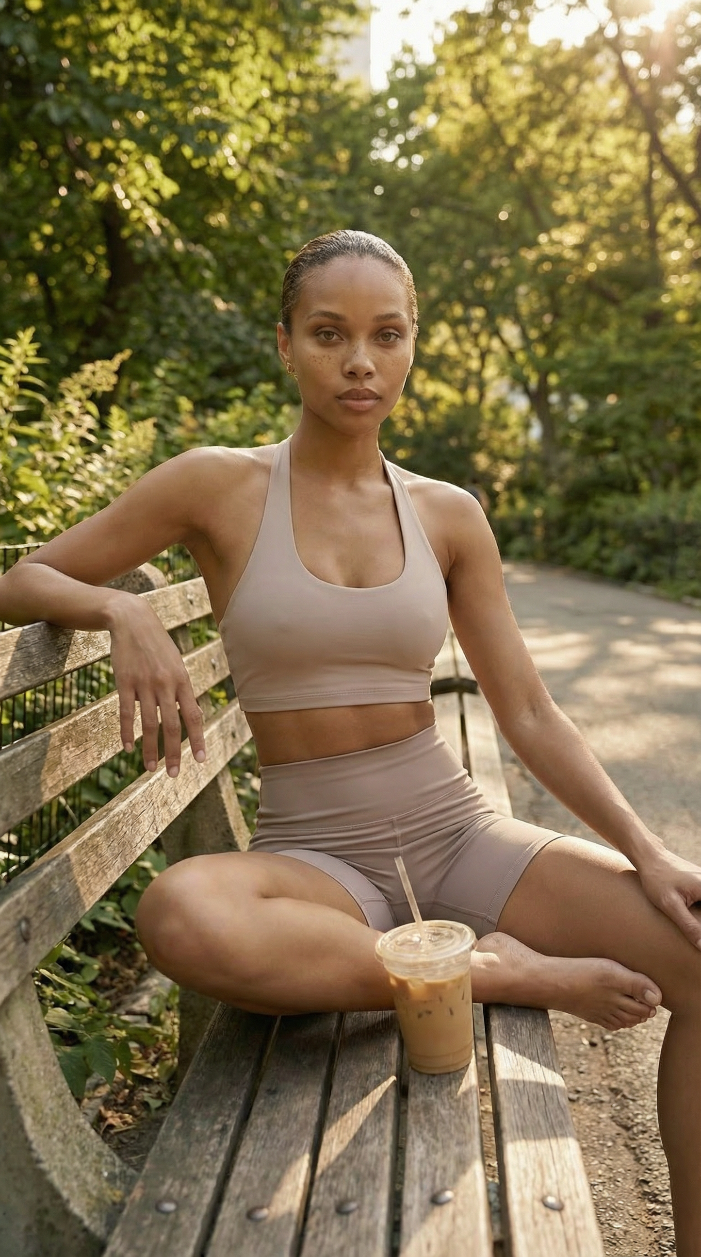 The Serenity Short in Latte