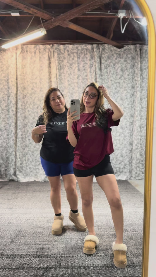 Graphic Tee Silence Studios LA - Black