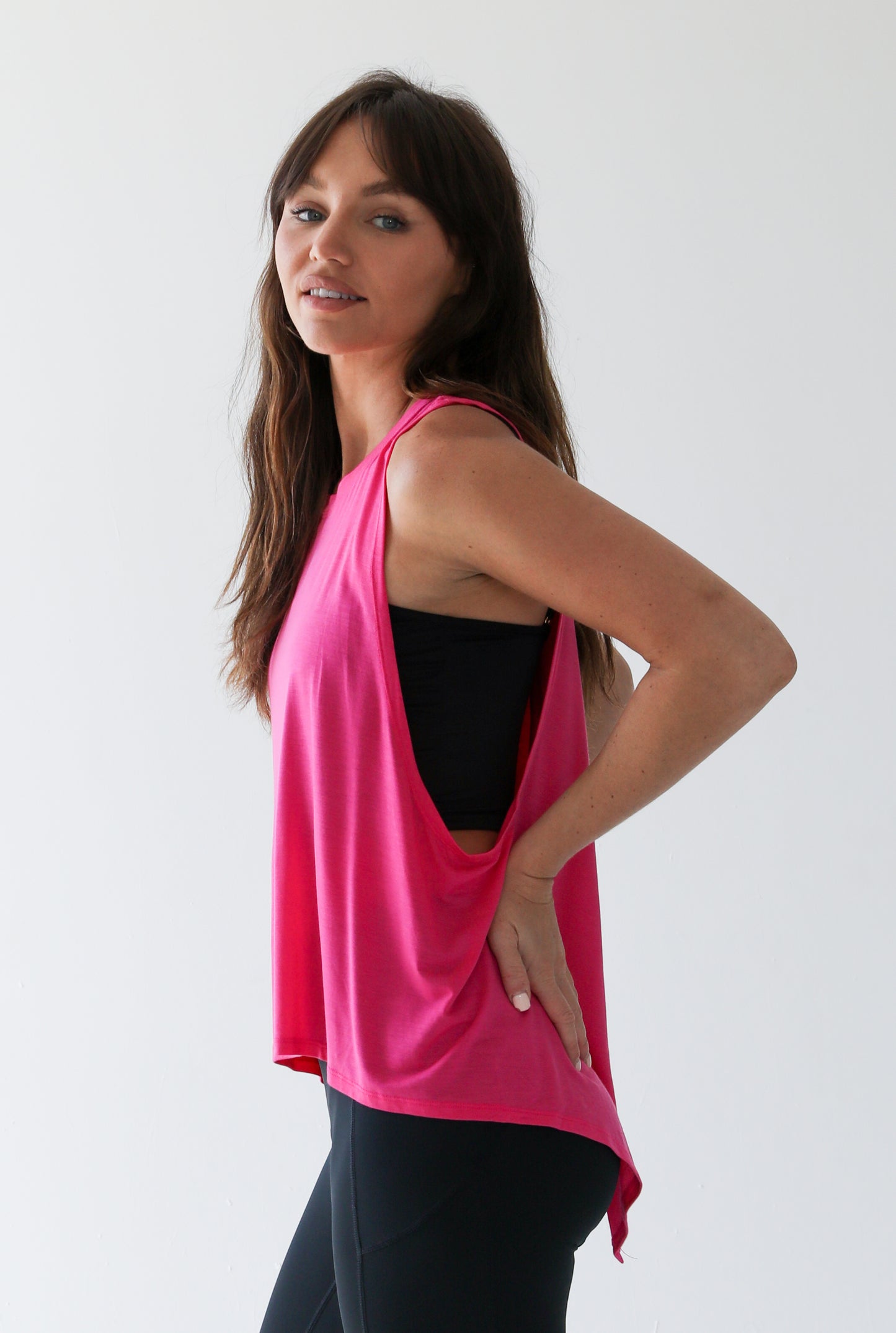 Hot Pink DRI-FIT tails tee
