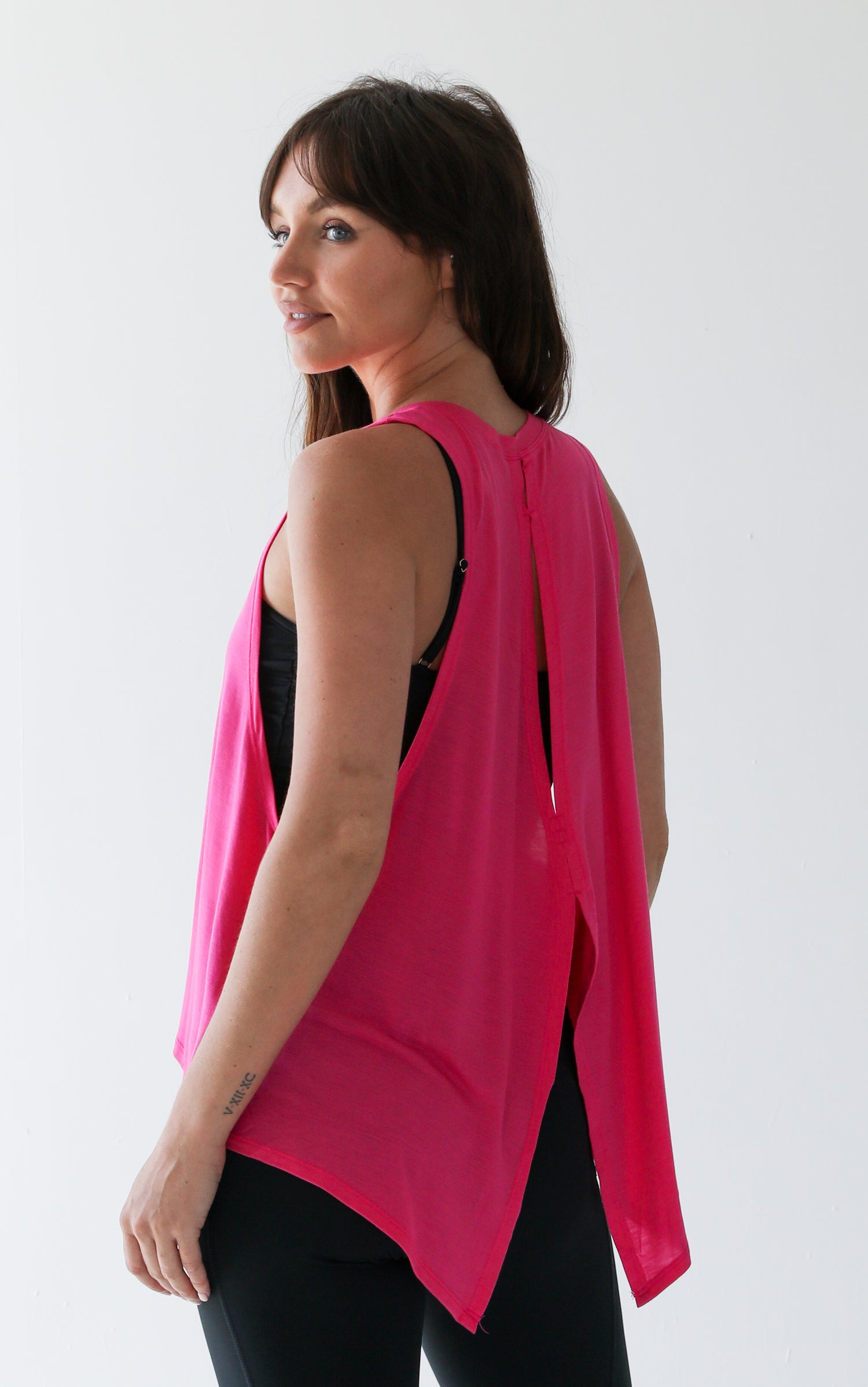 Hot Pink DRI-FIT tails tee