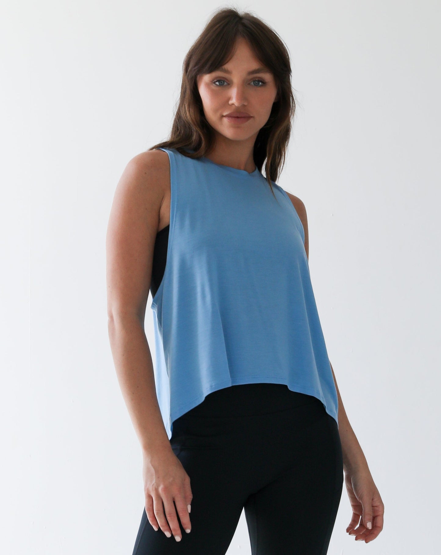 Blue DRI-FIT tails tee