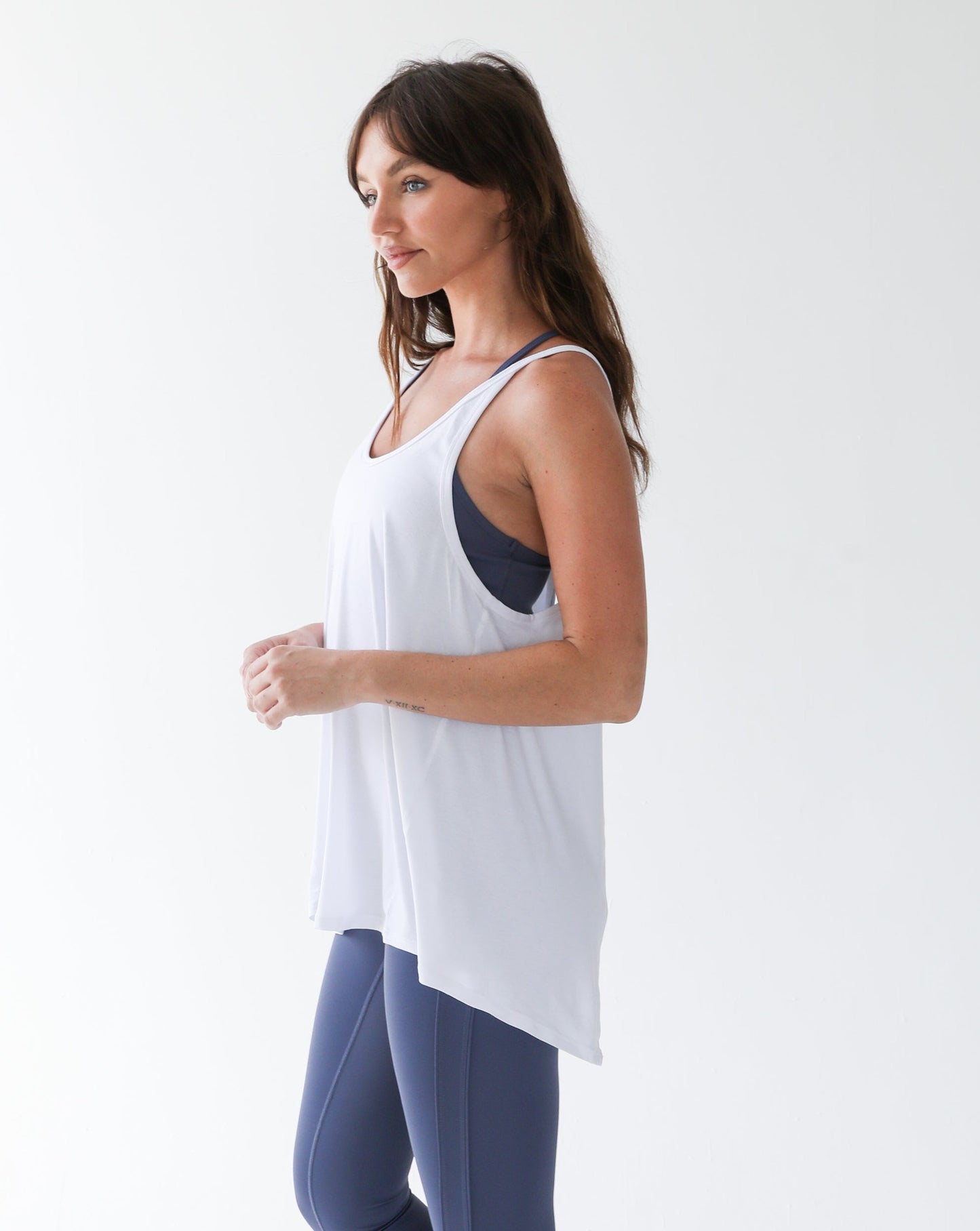White DRI-FIT cutout tee
